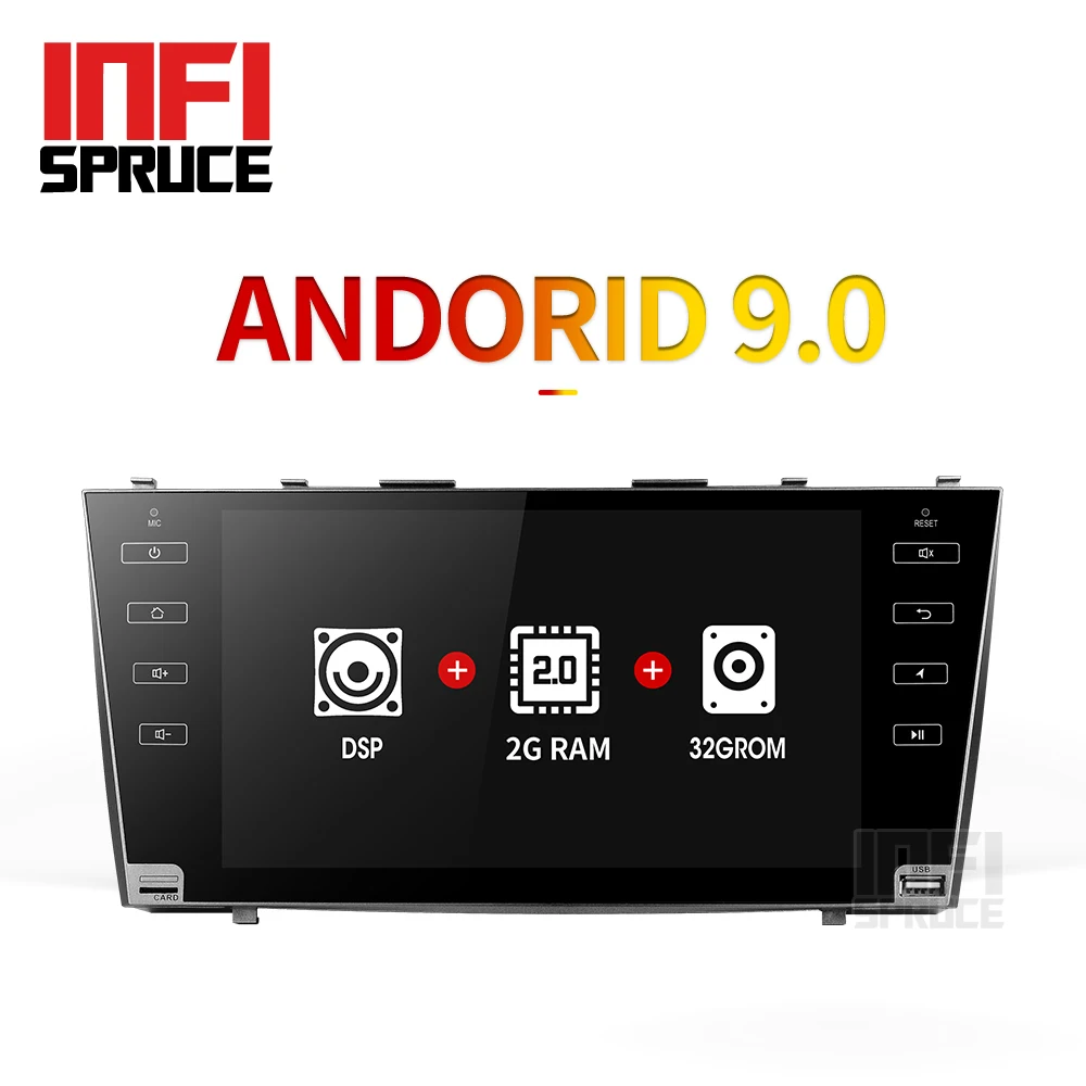 32G PX30 автомобильный dvd для Toyota camry 2008 2011 с 1024*600 android 9 0 Автомобильный gps навигатор 4g