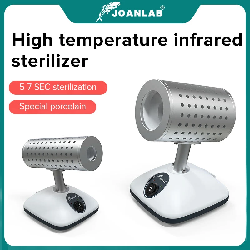 Esterilizador rápido de laboratorio, equipo de esterilización, microesterilizador, desinfección de alta temperatura, bucle de inemulación infrarroja