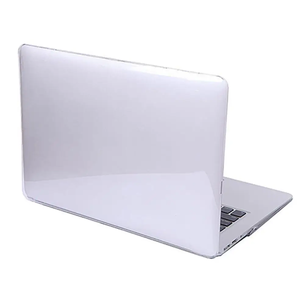 

Fashion Unisex Clear Plain Snap On Hard Case Cover For Macbook-Air 11 Pro 13 Retina 15 Laptop Cases