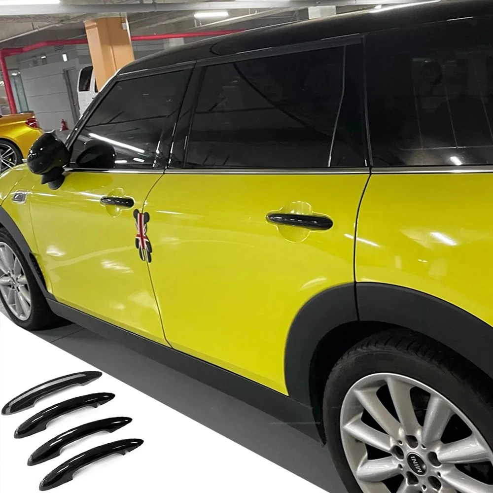 4 шт. глянцевая черная накладка на дверную ручку для Mini For Cooper JCW F55 F54 Clubman F60 Country Man