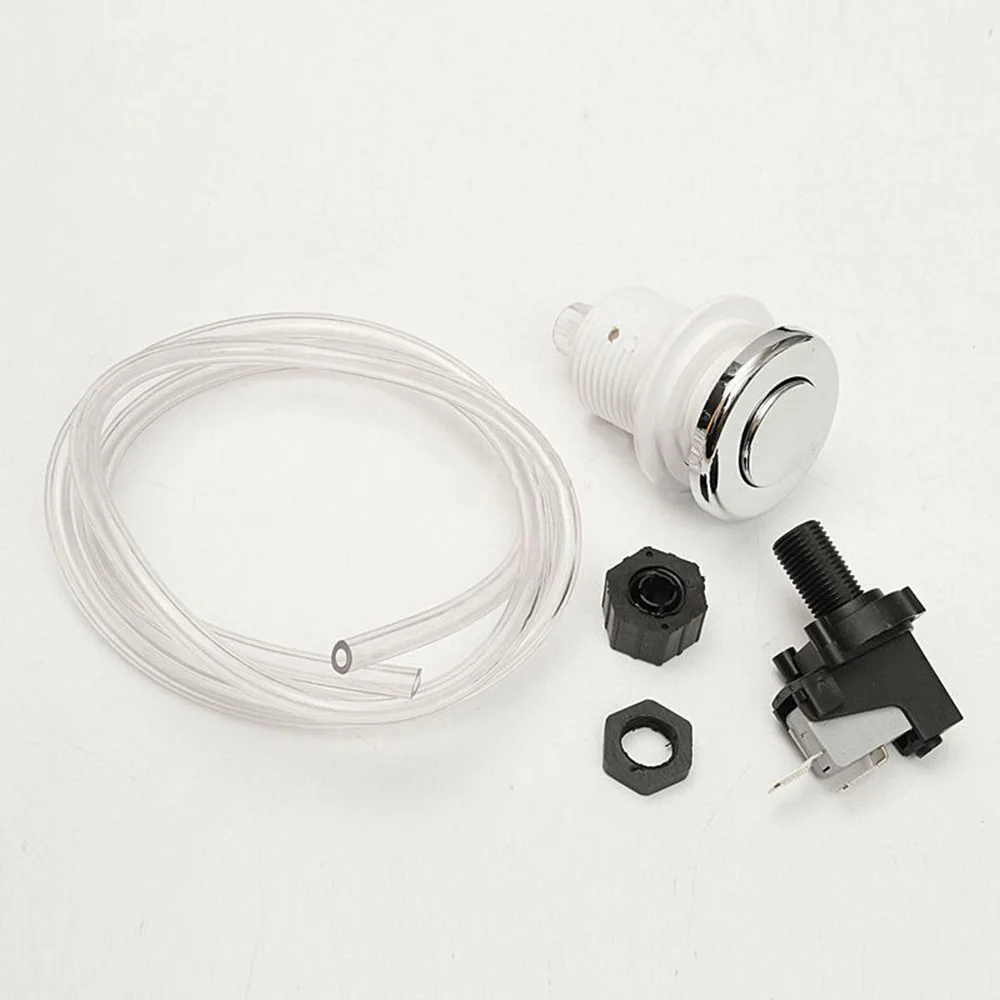 On/Off Push Button Switch push button switch Jetted Jet Bath Spa Hose Air Pool 1m Hose Air Pressure Switch Rated At 16amp 125-250V