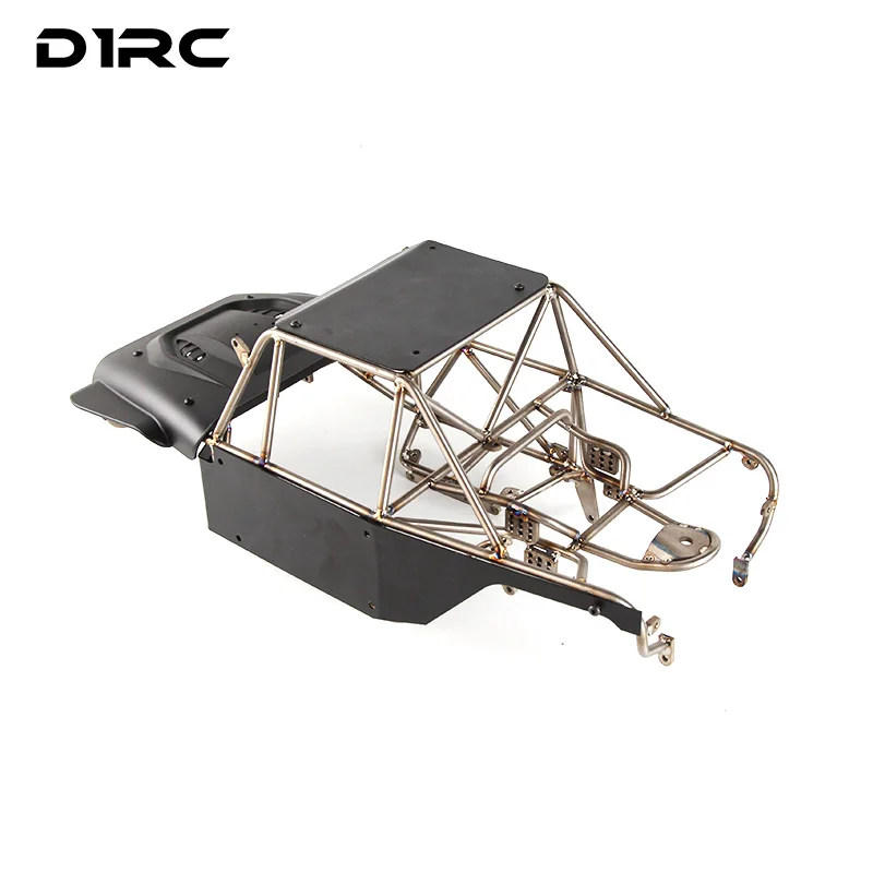 

D1RC 1/10 Climbing Car All-Metal Pipe Rack Titanium Alloy Car Shell Spare Parts