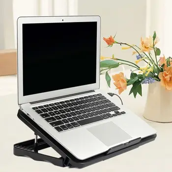 

Laptop Cooling Pad 6 Cooling Fans and Double USB Ports Laptop Cooler