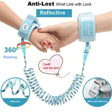 1,5 м, 2 м, 2,5 м, Регулируемый Детский поводок для запястья, анти-потеря связи, детский ремень, прогулочный помощник, детский браслет для ходунков