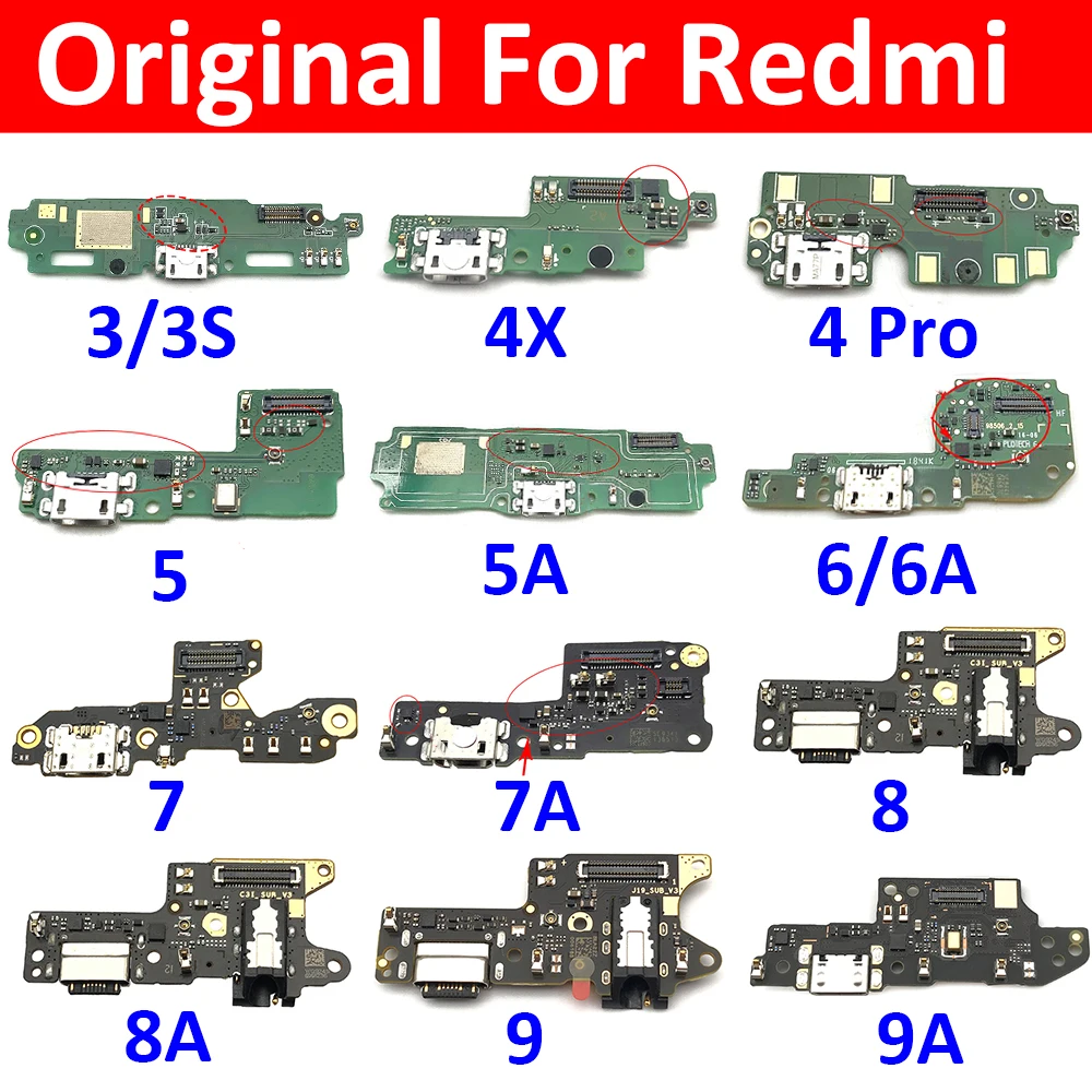 Big Sale Cable-Board Power-Charging-Connector Xiaomi Redmi Mic Flex Original for 3-3s/4-pro/4x5/.. eKlXW5aK