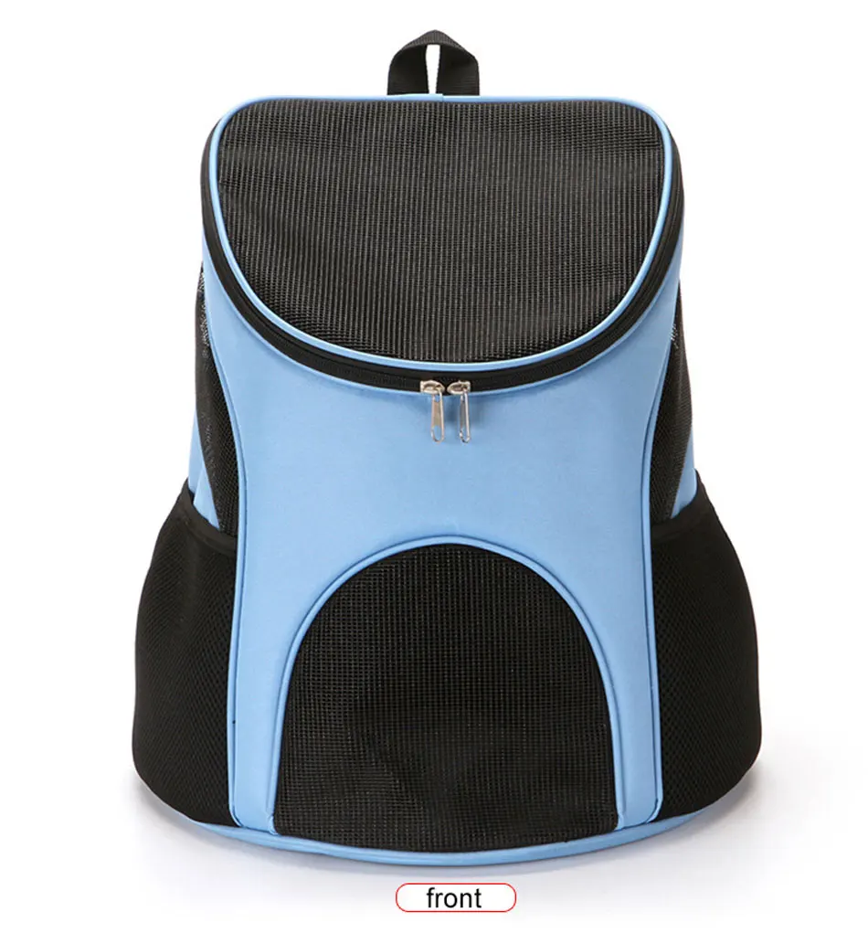 Portable Cat Carrier Dog Pet Backpack Large Space Gridding Breathable Window Travel Pet Puppy Carries Foldable Small Dog Cat Bag-77