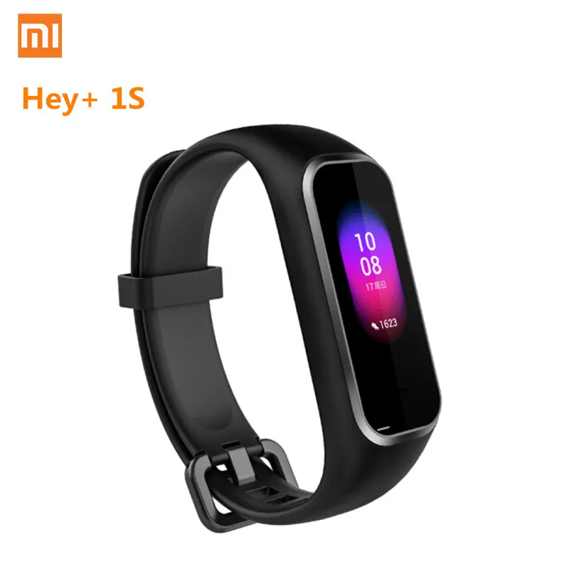 

New Xiaomi Hey Plus 1S Smartband 0.95 Inch AMOLED Color Screen Builtin Multifunction Heart Rate Monitor Mi Band