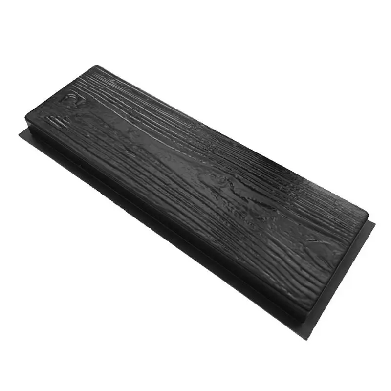 Imitation Wood Grain DIY Path Maker Paving Cement Brick Mold Stepping Pavement Road Concrete Mould