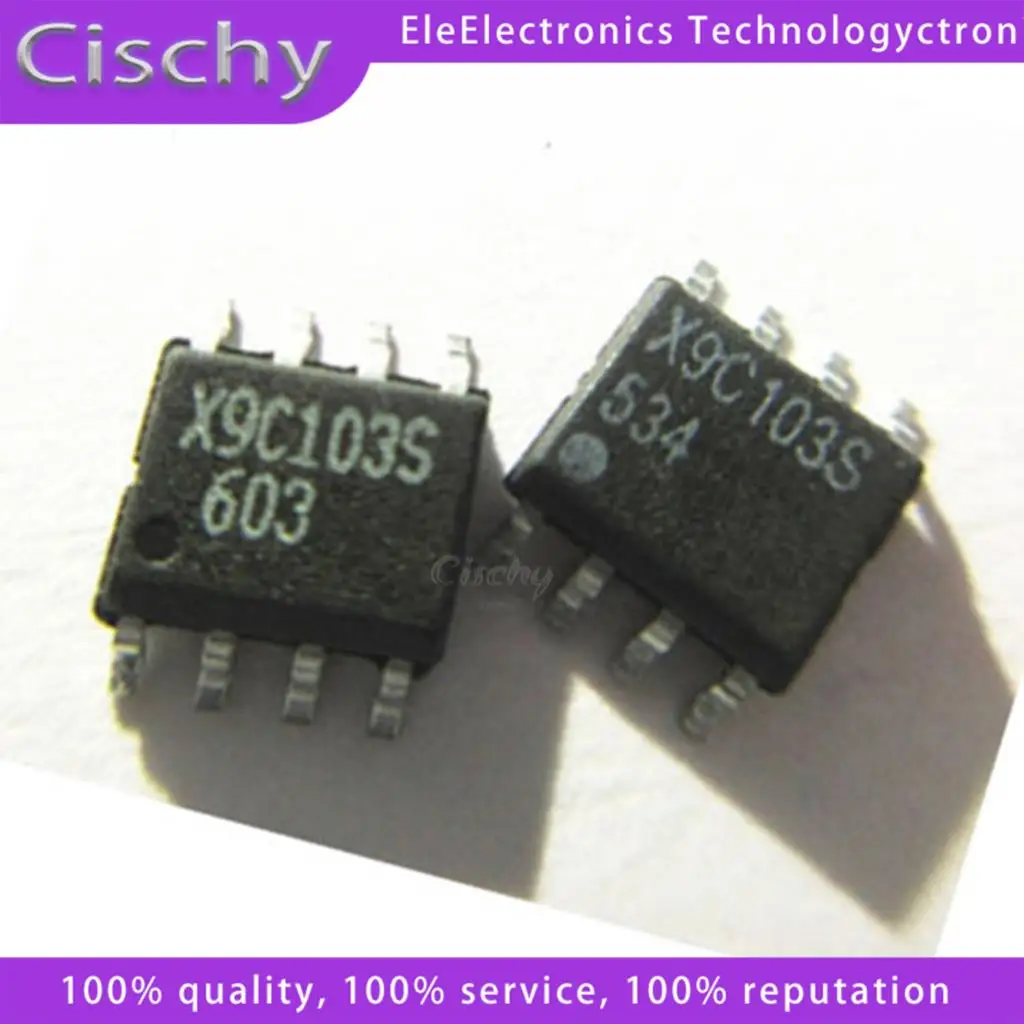 5pcs X9c103szi X9c103s X9c103siz Digital Potentiometer Sop8 In Stock