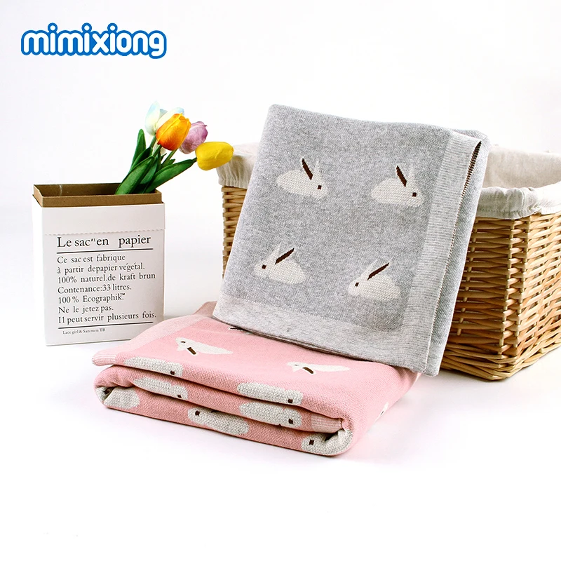Baby Blankets Knitted Winter Thicken Infant Swaddle Wrap Envelopes Fashion Autumn Newborn Bedding Blanket Children Covers 100*80