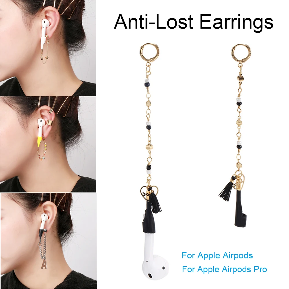 Серьги-клипсы для Airpods 1/2/3 Pro Креативные аксессуары наушников защита от потери |