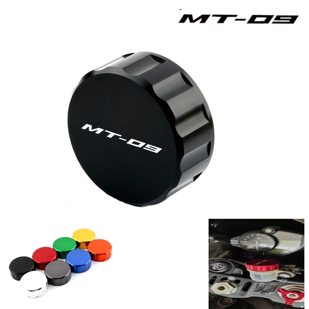 

For Yamaha MT09 MT-09 FZ09 FJ-09 CNC motorcycle cylinder head, aluminum rear brake fluid tank cap