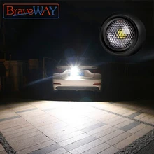 BraveWay LED Extra Luce di Retromarcia per Auto Lampada Ausiliaria Luce del Lavoro del Led 12V Nebbia Lampada di Inondazione Fascio HA CONDOTTO LA Retromarcia luci 1156 1157 T5 T10 T15 T20 W5W P21W T10 T15 T20 W5W P21W