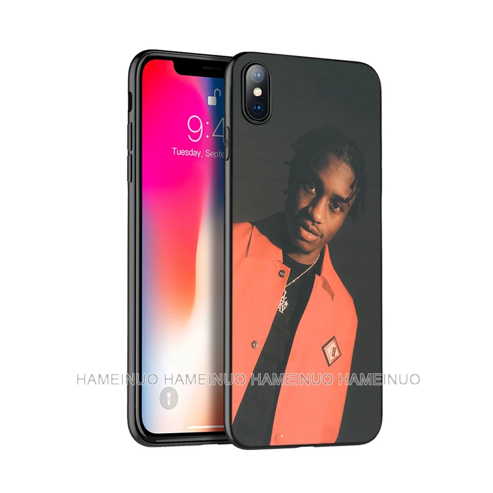 

Black tpu case for iphone 5 5s SE 2020 6 6s 7 8 plus x 10 silicon cover for iphone XR XS 11 pro MAX case Lil Tjay