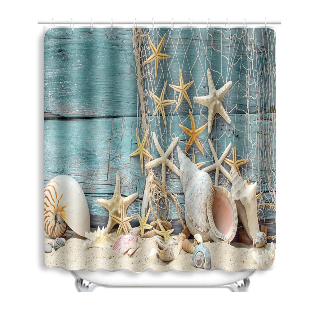 Shower Curtain3 Занавеска для душа с принтом, декор для ванной комнаты, включает занавеску для душа, ковровое покрытие, сиденье для унитаза, подушка, коврик для ванной, набор аксессуаров для ванной комнаты - Цвет: Shower Curtain3