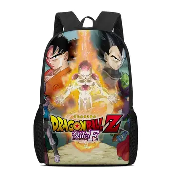 

School Backpack for Boys Teen Backpacks Satchel Bookbag 3D Dragon Ball Super Printed Custom pattern Teenager School Bags