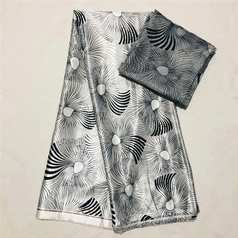 Модальные эластичные атласная шёлковая ткань Африканская мягкая восковая ткань с принтом 2 ярда шифон 4 ярда audel modell ИМИТИРОВАННАЯ ткань Анкара 062914