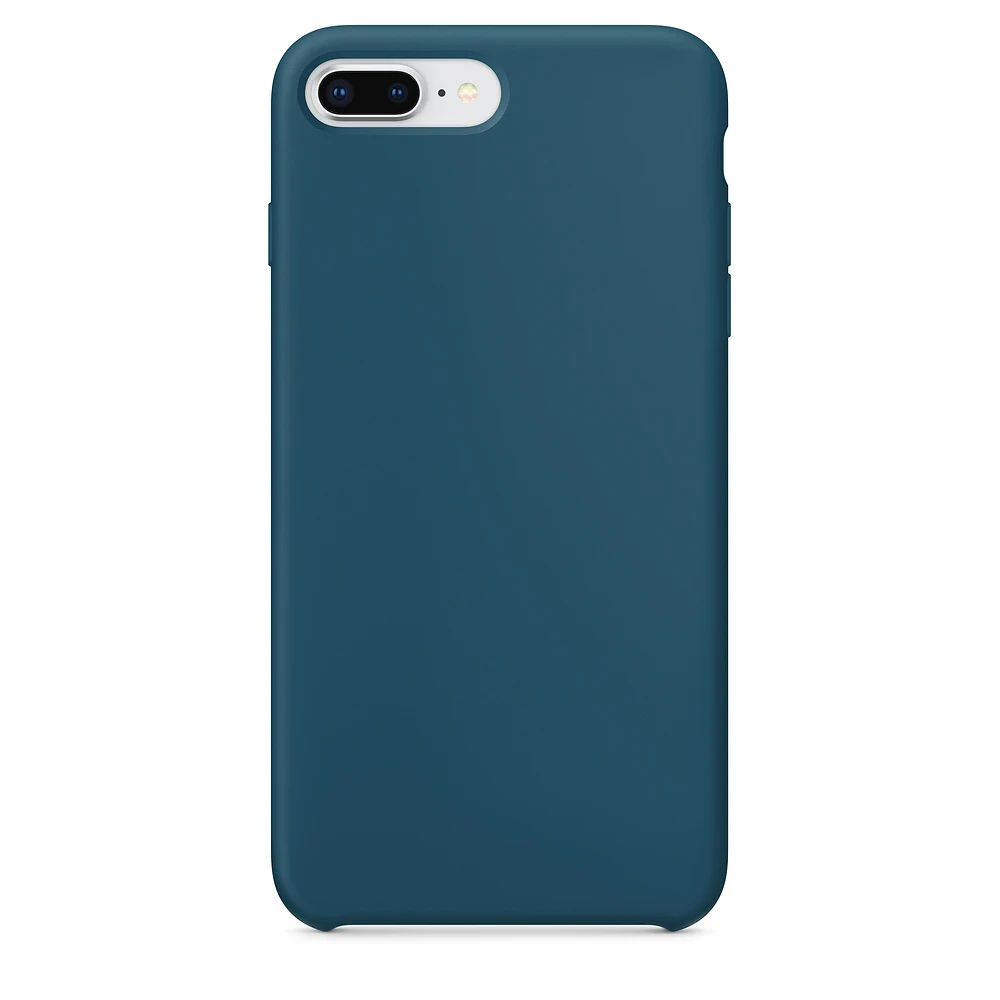 Cosmos Blue Роскошный официальный силиконовый чехол для телефона с логотипом для Apple iPhone 7 8 6 s 6S Plus чехол для iPhone XR X XS 11 Pro Max получехол iPhone 6Plus 6sPlus 7Plus 8Plus XSMAX 11ProMax 11Pro LOGO - Цвет: Cosmos Blue