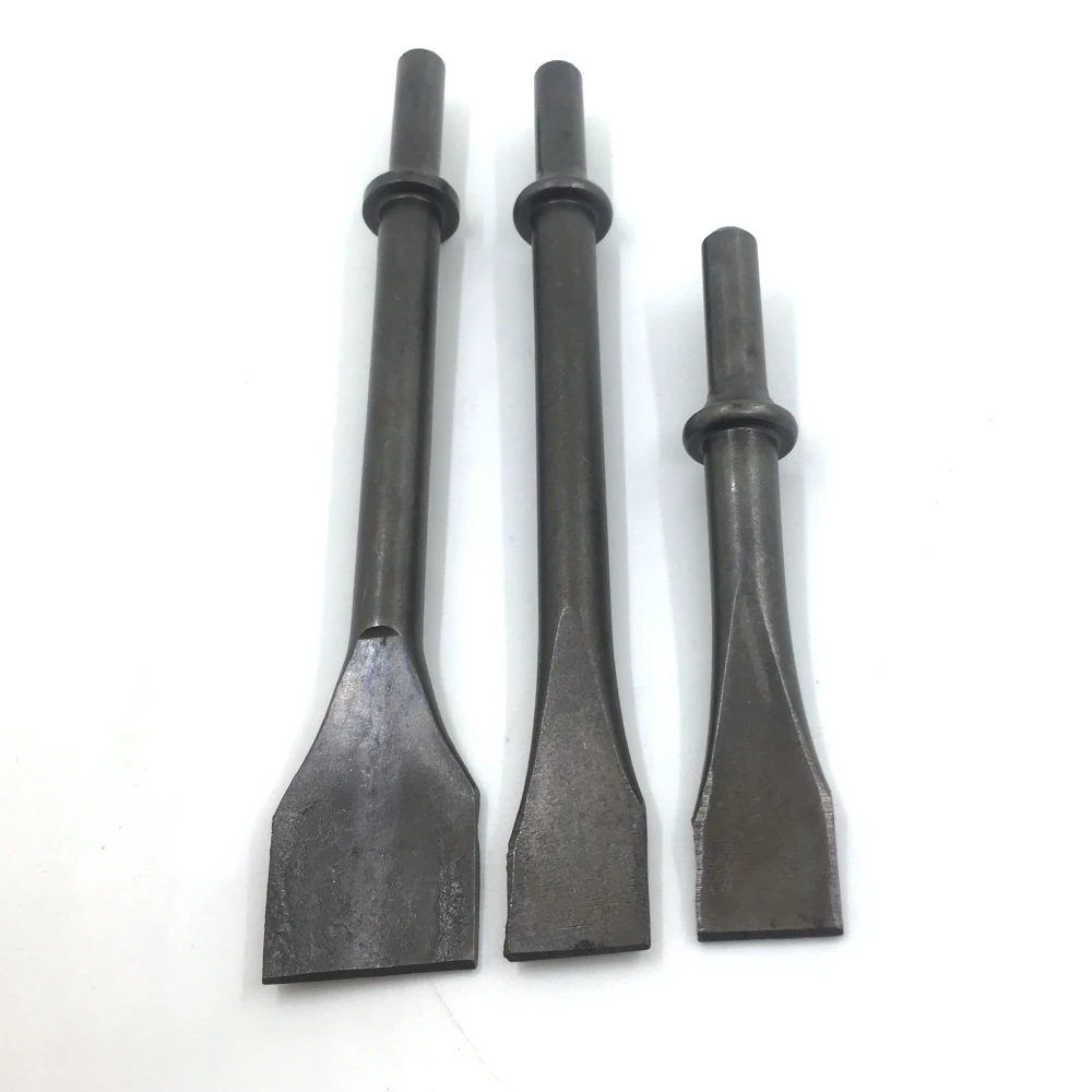 Flat Chisels Set 11 шт. длинные пневматические молотковые долота набор угловых плоских долот бетонная плитка зубило широкое долото Thinset скребок отбойный молоток - Цвет: Flat Chisels Set