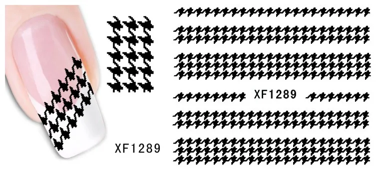 XF1289 5 листов/партия, сделай сам, Водные Наклейки для ногтей, Змеиный маникюр, дизайн, мода 3D, Восточный Дракон, наклейки для ногтей, переводные наклейки для ногтей - Цвет: XF1289
