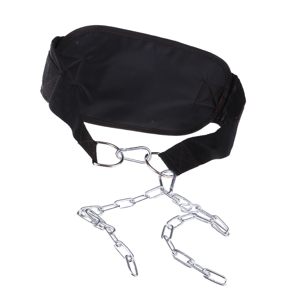 

Weight Lifting Belt Gym Training Back Pull Up Chain Body Building Workout