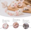 1pc Bunny Pacifier Chain Clip Wood Crochet Rabbit Teething Chain Baby Teether Soother Holder Newborn Product Baby Pacifier Clip ► Photo 3/6