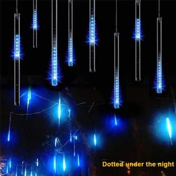 

8pcs Meteor LED Lights 30cm Meteor Shower Rain Snowfall Xmas Tree Garden decor Outdoor Party light home decorations #4n11