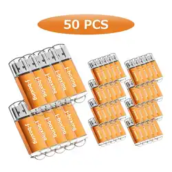 J boxing – clé USB rectangulaire de 512 mo, support à mémoire de forme pour ordinateur portable, Macbook, tablette, petite capacité, 50 pièces 