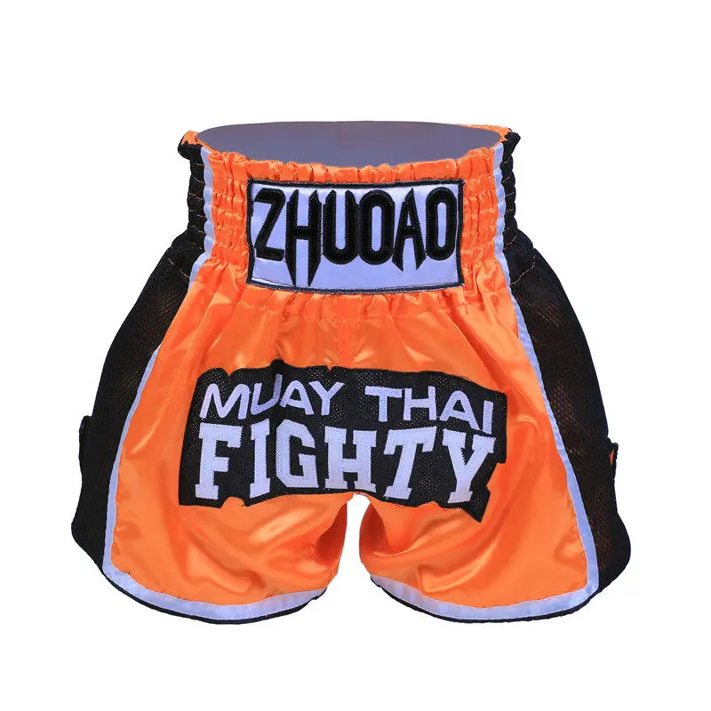 Boxing Shorts Womens Men Kickboxing Shorts Kids Short Muay Thai Training Competition MMA Sanda Martial Arts Grappling Fight Wear