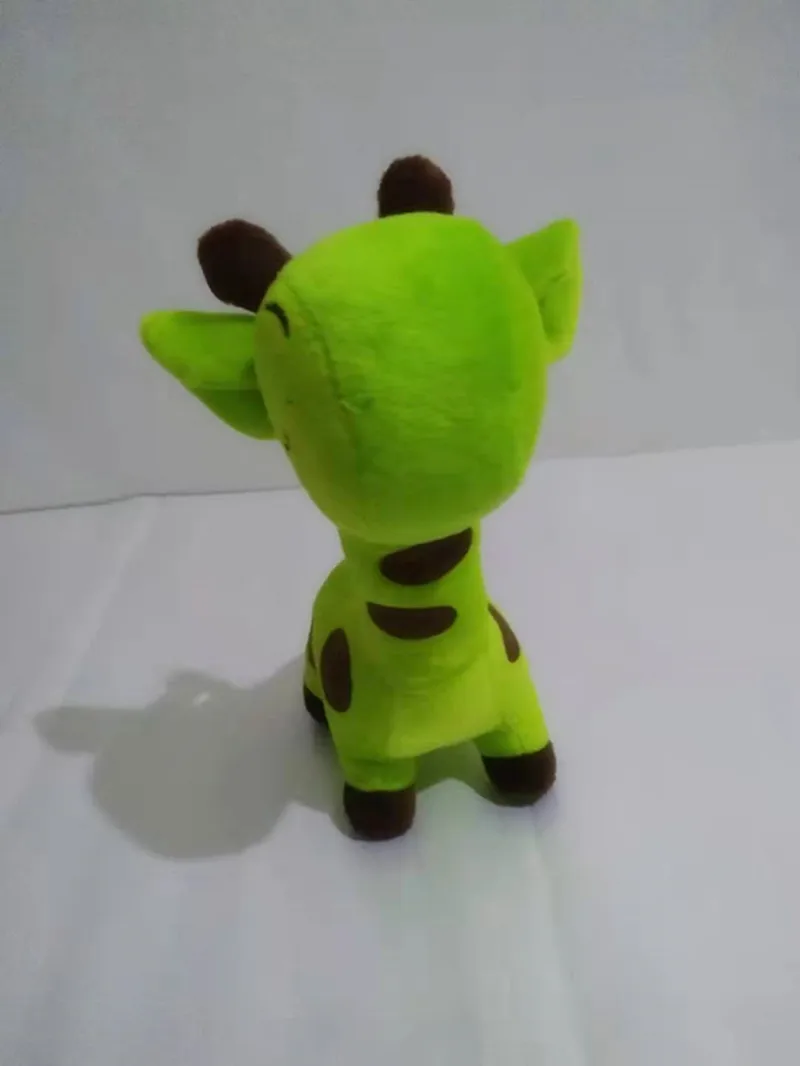 Green happy little flower deer plush toy For children birtday or christmas present gift happy little bluebirds