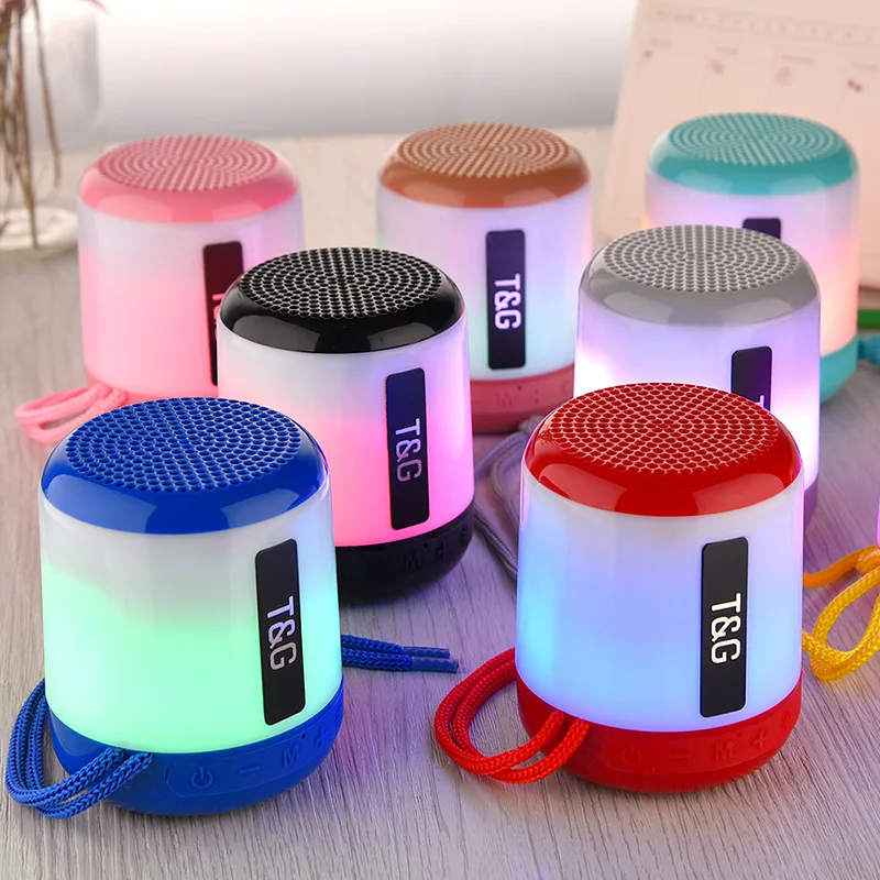 

TG-156 Mini Computer Peripherals Speaker Portable Wireless BT-compatible Speaker Subwoofer Outdoor Speaker Support FM TF Card