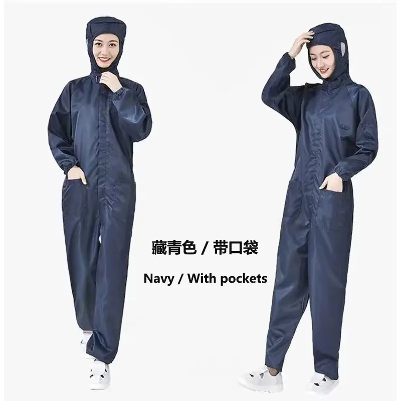 Anti-Static Dust-Proof Full Body Hazmat Suit | Unisex Safety Gear