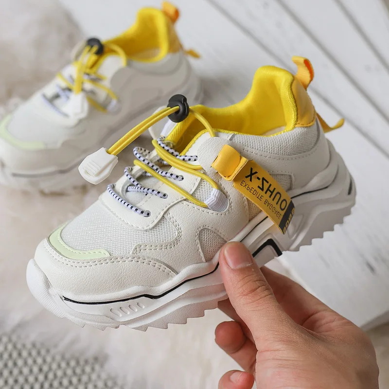 Yorkzaler Spring Autumn Kids Sneakers For Girls Boys Mesh Breathable Children Sport Shoes Summer Baby Footwear Size 27-31