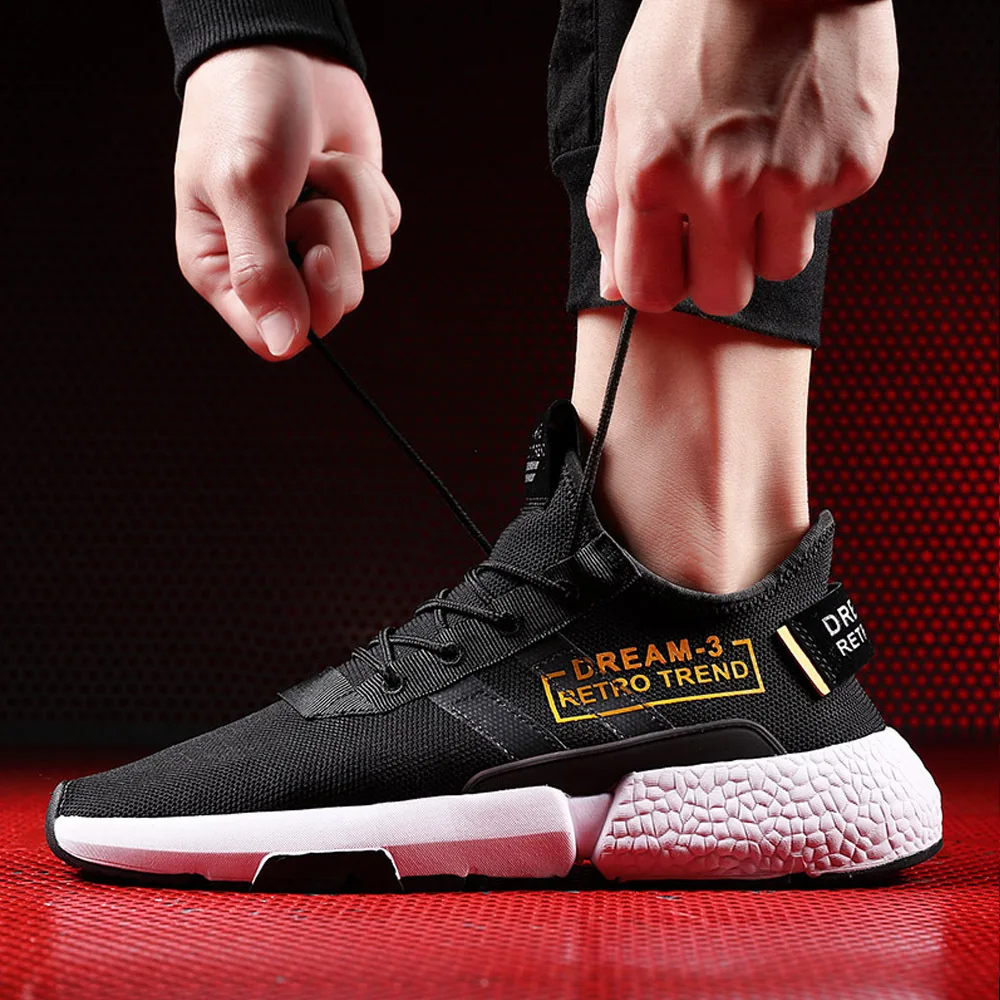 

Spring Lightweight Breathable Mesh Sports Footwear Summer New Style Fly Woven Shoes Korean-style Fashion Athletic Shoes