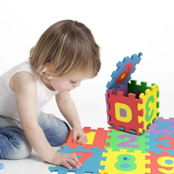 

Colorful EVA Foam Baby Play Mats Flooring Puzzles with Numbers Alphabets for Baby Crawling Exercise Games Crawling Carpet