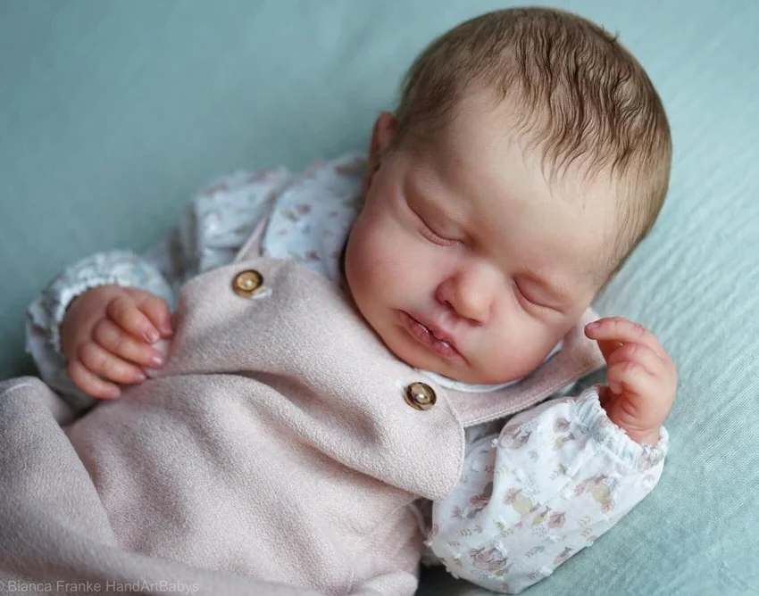 20Inch Reborn Doll Kit Loulou Limited Edition likfelike soft touch frech color kit