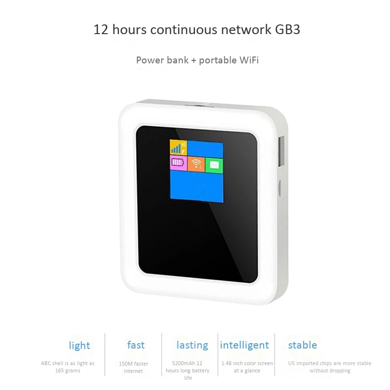 4G Wifi роутер мини беспроводной портативный карманный WiFi мобильный Hotspot