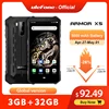 Packing List Ulefone Armor X5 MT6763 Octa core ip68 Rugged Waterproof Smartphone Android 9.0 Cell Phone 3GB 32GB NFC 4G LTE Mobile Phone