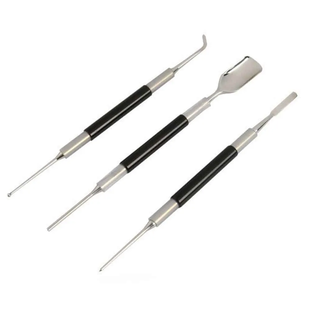 

3pcs/set Coffee Art Pen Tool Stainless Steel Latte Decorating DIY Barista Needle Tamper Home Cafe Kitchen Carving Cappuccino