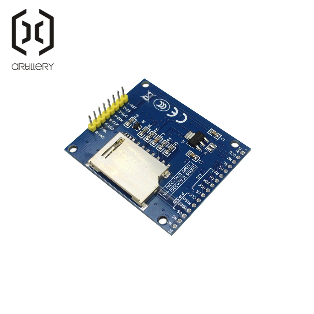 Умная электроника 1,8 дюймов 128*160 серийный SPI TFT ЖК-модуль Дисплей+ PCB адаптер питания IC SD Разъем для Arduino 1,8 ''128x160