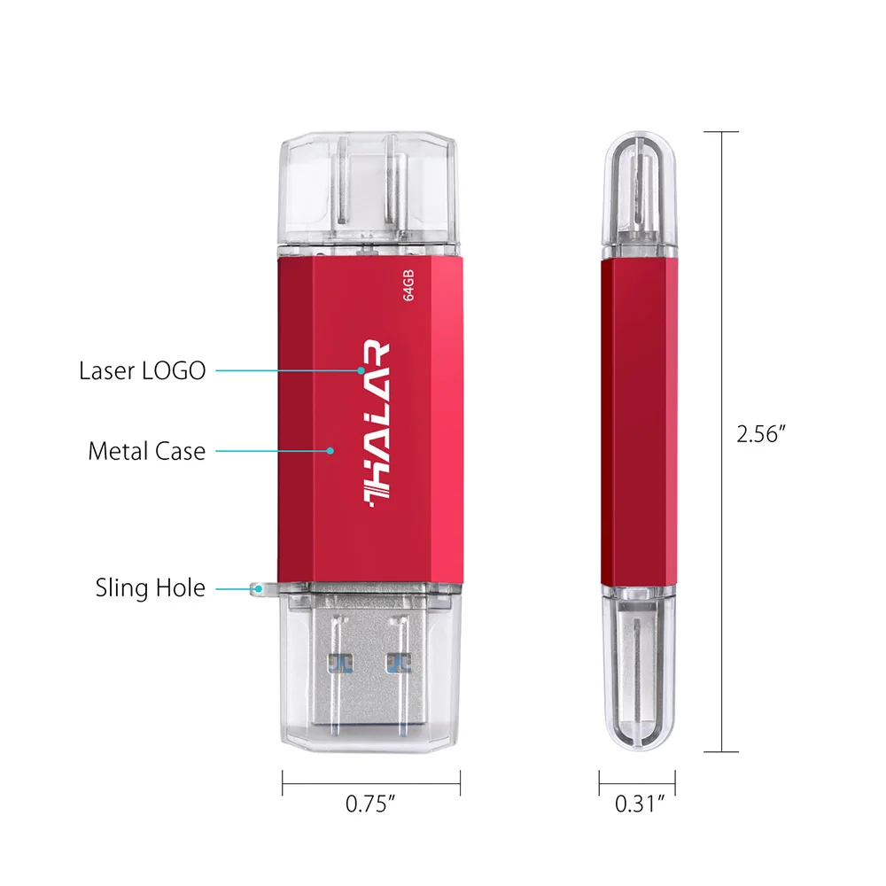 THKAILAR 256 Гб OTG USB флэш-накопитель Usb память 3,0 накопитель 128 ГБ type C Usb флешка 16 ГБ 32 ГБ 64 ГБ Флешка для устройства type-C