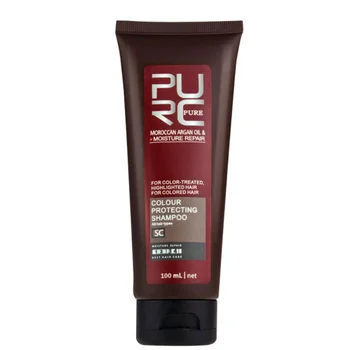 

100ml Argan Oil Shampoo Brighten Hair Color Improving Frizzy And Protecting Hair Color After Dyeing