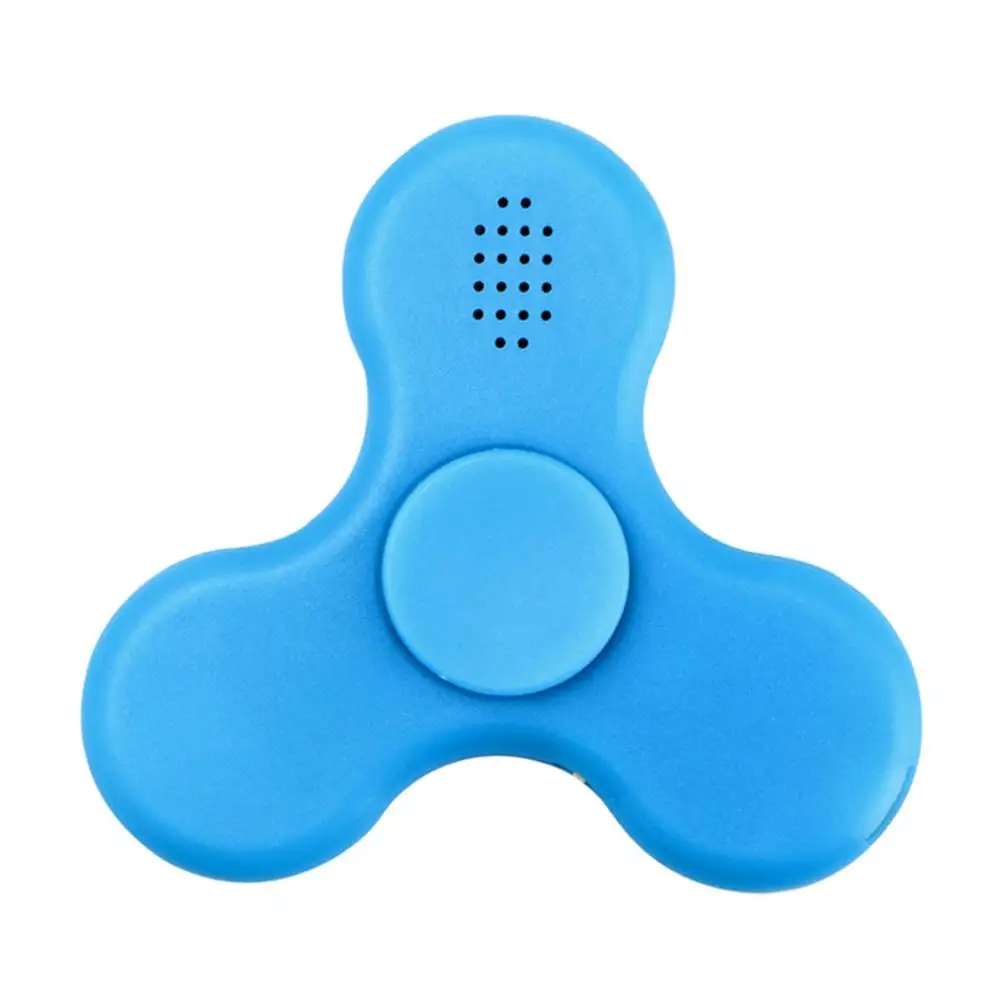 Светодиодный мини bluetooth Спиннер, динамик, кончик пальца, гироскоп, Спиннер, смешной Спиннер, bluetooth динамик, забавные игрушечные колонки, хороший подарок