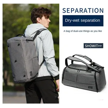 Best Offers New style dry and wet separation men's multifunctional travel bag,large sports Bag backpack handbag gym bag duffle bags Best Offers New style dry and wet separation men's multifunctional travel bag,large sports Bag backpack handbag gym bag duffle bags
