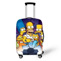 Защитный чехол для багажа, чехол для эластичного чемодана 18-32 дюймов, защитные чехлы, чехлы Xl, аксессуары для путешествий, Симпсоны 1