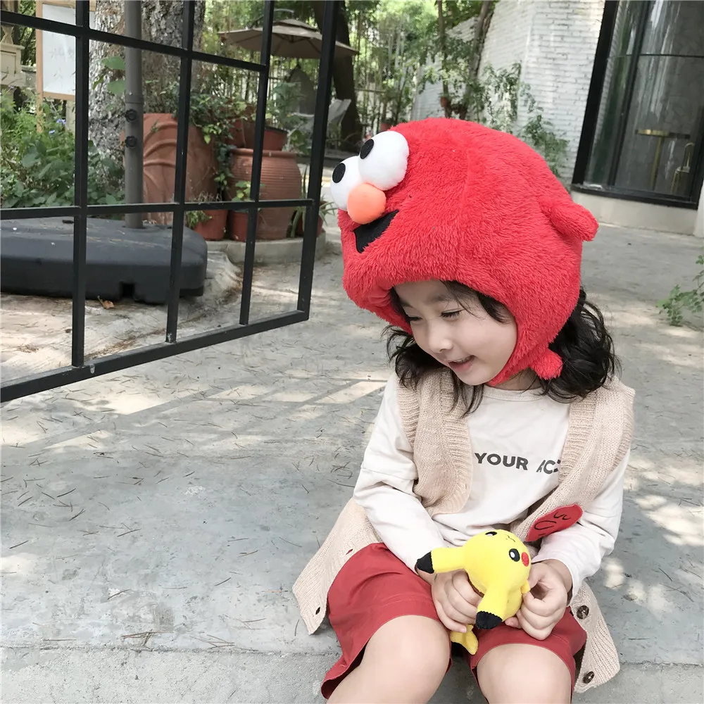Tonytaobaby/Новая зимняя детская одежда для мальчиков и девочек хлопковая шляпа для маленьких девочек с мультяшным принтом