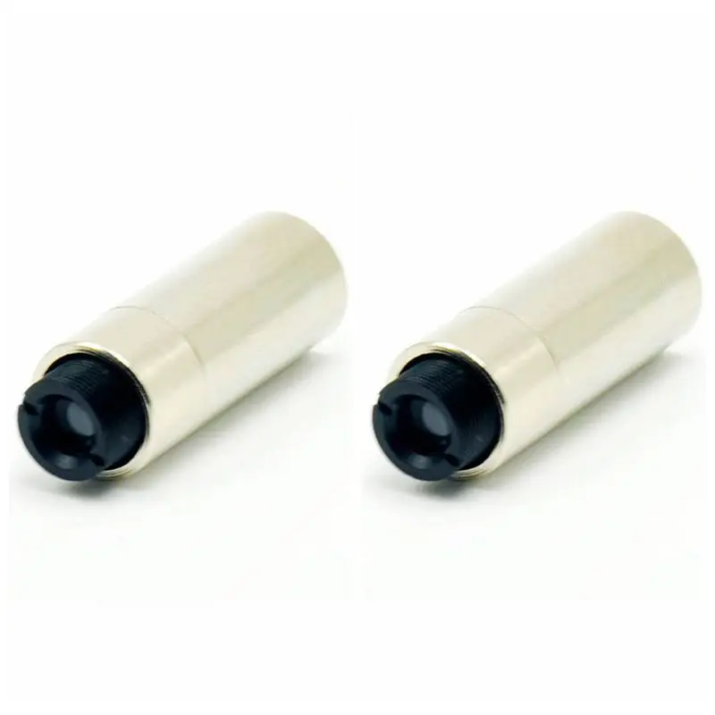 

2pcs 5.6mm TO-18 Laser Diode DIY Metal Housing Case w Adjustable Dot Focus Lens 12x30mm