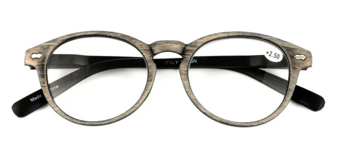 black Имитация древесины зерна очки для чтения Весна ноги ясный и ясный gafas progresivas lunette анти lumiere bleu lentes lectura - Цвет оправы: black