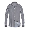 2022 new arrival spring stripe casual shirts men,High quality men's Long sleeves shirts men plus-size S-5XL ► Photo 3/6