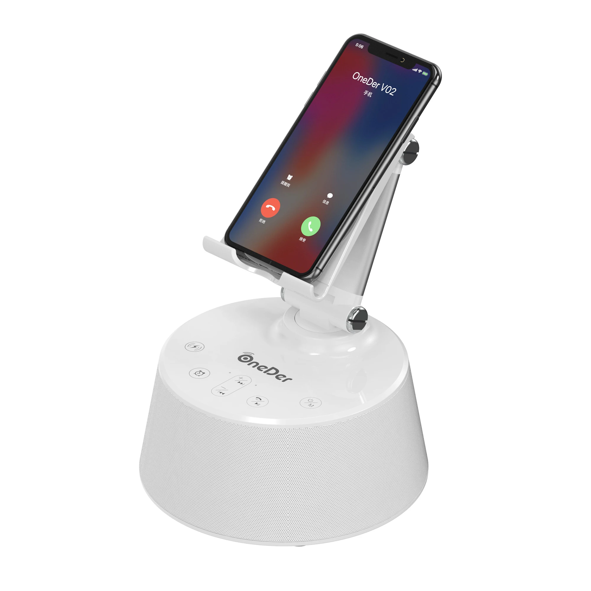 OneDer V02 bluetooth динамик 10 Вт 4400 мАч Многофункциональный Будильник динамик беспроводной громкоговоритель держатель для телефона громкой связи